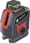TOOLCRAFT Kereszt- és pontvonalas lézer Zöld lézer, 360°-os lézerrel, Önszintező Hatótáv (max. ): 30 m (TO-10127919) (TO-10127919)