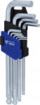 Brilliant Tools Hajlított csavarhúzó készlet 1.5 mm, 2 mm, 2.5 mm, 3 mm, 4 mm, 5 mm, 6 mm, 8 mm, 10 mm 9 részes (BT045009) (BT045009)
