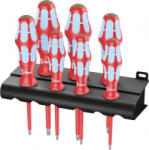Wera 3167 i/7 Rack VDE Torx csavarhúzó Méret (csavarhúzó) T 8, T 9, T 10, T 15, T 20, T 25, T 30 DIN EN 60900 (05022767001) (05022767001)
