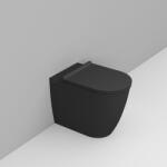 Ceramica Dolomite Mayka wc csésze álló perem nélkül fekete matt D483181 (D483181)