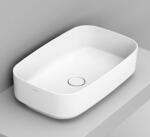 Ceramica Dolomite Noemi mosdótál 62x38 cm négyszögletes mosdótálak fehér matt D311041 (D311041)