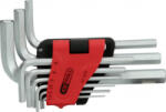 KS TOOLS Belső hatlap Hajlított csavarhúzó készlet 1.5 mm, 2 mm, 2.5 mm, 3 mm, 4 mm, 5 mm, 6 mm, 8 mm, 10 mm 9 részes (151.3212) (151.3212)