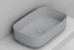Ceramica Dolomite Noemi mosdótál 62x38 cm négyszögletes mosdótálak szürke/kő matt D311045 (D311045)