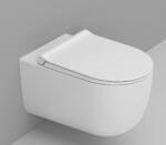 Ceramica Dolomite Mirto Round wc csésze függesztett perem nélkül mély öblítéssel fehér matt D475741 (D475741)
