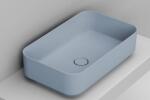 Ceramica Dolomite Noemi mosdótál 64x38.5 cm négyszögletes mosdótálak kék matt D311271 (D311271)