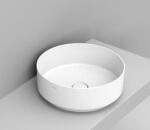 Ceramica Dolomite Noemi mosdótál 44x44 cm kerek mosdótálak fehér fényes D310501 (D310501)
