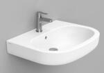 Ceramica Dolomite Mirto mosdótál 68x51 cm ovális klasszikus fehér matt D461041 (D461041)