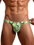 SuperLove Wild Snakeskin Men Thong 231 Green S