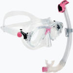 CRESSI Set de scufundare Cressi Marea + Seal Dry Jr clear/pink