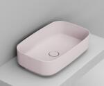 Ceramica Dolomite Noemi mosdótál 62x38 cm négyszögletes mosdótálak rózsaszín matt D311065 (D311065)