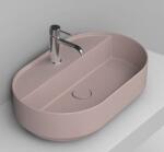 Ceramica Dolomite Noemi mosdótál 65x40 cm ovális mosdótálak rózsaszín matt D312065 (D312065)
