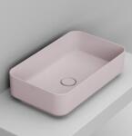 Ceramica Dolomite Noemi mosdótál 60x36 cm négyszögletes mosdótálak rózsaszín matt D311165 (D311165)