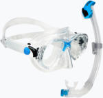 CRESSI Set de scufundare Cressi Marea + Seal Dry Jr clear/azure