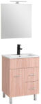 Leziter Neo Prime 60 mobilier de baie complet sonoma stejar-sonoma stejar (NEOPR60STST)