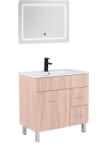 Leziter Neo Vision 80 mobilier de baie complet sonoma stejar-sonoma stejar (NEOVIS80STST)