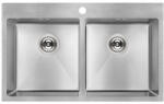 Laveo MARMARA kétmedencés inox mosogató (SAM_020T) - modernkonyha