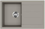 Evido Cubo 45S gránit mosogató, 780 x 500 mm, platina (442061) - modernkonyha