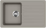 Evido Home 45S gránit mosogató, 765 x 460mm, platina (442065) - modernkonyha