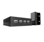 Lindy Extender USB 2.0 prin cablu RJ45 LAN 50m + HUB 4 porturi, Lindy L42681 (L42681)