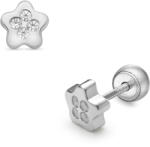 Lisa Jewelry for Kids csillag gyerek fülbevaló gömbzárral (JTAG-0331-18)