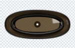 RIHO OVAL solid surface szabadonálló kád 175x80 frosted umber színben (B152003F02)