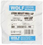  Mull-lap steril vágott 10x10cm x100 WOLF