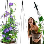 Malatec Kerti Virágtartó, Fém Növényállvány 150 cm