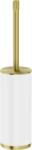 Mexen Triv, fali WC-kefe, fehér / matt arany, 70A33073-55W (70A33073-55W)