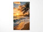  Prosop de plaja cu uscare rapida SUNSETA colorat 70 x 140 cm, 100% microfibra Prosop