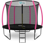 INLEA ULTIMATE Jump Trambulin belső védőhálóval 305 cm - fekete/rózsaszín (IN01-0010-PI) - inlea