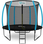 INLEA ULTIMATE Jump Trambulin belső védőhálóval 305 cm - fekete/világoskék (IN01-0010-BL) - inlea