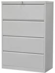 RFG Clasificator metalic cu 4 sertare, 90x45x133.1 cm RFG (4035140008) Dulap arhivare