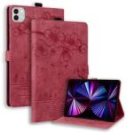  ART BLOSSOM Husă tip carte pentru Honor MagicPad 4 roșie