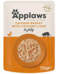 Applaws Applaws Cat Csirke Májjal, Zselében 6x70g