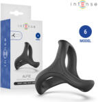 Intense For Him Addicted Toys péniszgyűrű állítható háromgyűrűs, rugalmas 3, 9 cm átmérő fekete