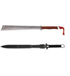 DEPOX Set doua sabii de vanatoare, DEPOX®, 68 cm, teaca inclusa (0937)