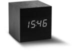 Gingko Design GINGKO Часовник с термометър CUBE - черно дърво с бели цифри (Gingko-GK08W10) Будилник
