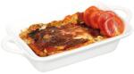 HENDI Vas aperitive si tapas tip tava cu manere, portelan termorezistent pana la 600 gr C, 100x140x45 mm, DNH784105 (DNH784105)
