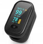 oromed Pulsoximetru pentru deget Oromed, cu display, interval de puls 30 - 240 BPM, Negru