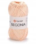 YARNART Kötő-/horgolófonal YarnArt Begonia 5303 barackszínű, egyszínű, … (5303)