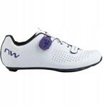 Northwave Női kerékpáros cipő Northwave Storm Carbon white/dark purple 38.0 (80251043_56_38)