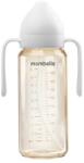 Mombella Biberon Anti-colici Mombella Classic PPSU, 300 ml, cu Tetină Silicon L - Flux Rapid (6-9 Luni) - Ivory (M01834)