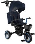 MoMi Tricicleta multifunctionala 3 in 1 cu scaun reversibil Momi Ivi Navy Blue (ROTR00014)
