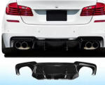  BMW 5-ös sorozat F10 F11 M5 style dupla kipufogós diffúzor lakk fekete (477767)