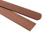 Covernit Scândură de gard WPC teak Semi rotundă 71 x 11 x 1800 mm (828032318)