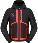 SPIDI Chaqueta Textil Moto Hombre Hoodie Armor Evo 2 Black Red (J.SPI.HOODAREV2 NEG/RJ-014)