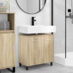 vidaXL Unitate Vanity pentru Baie Stejar Sonoma 60 x 35 x 60 cm GartenMobel Dekor (889407)