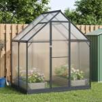 vidaXL Sera de gradina cu usa cu blocare Antracit 183, 5 x 123 x 207 cm GartenMobel Dekor (42036859)