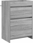 vidaXL Dulap sub chiuveta pentru baie Sonoma gri 56 x 37, 5 x 81 cm GartenMobel Dekor (890733)
