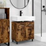 vidaXL Unitate Vanity pentru Baie Stejar fumuriu 60 x 35 x 60 cm GartenMobel Dekor (889410)
